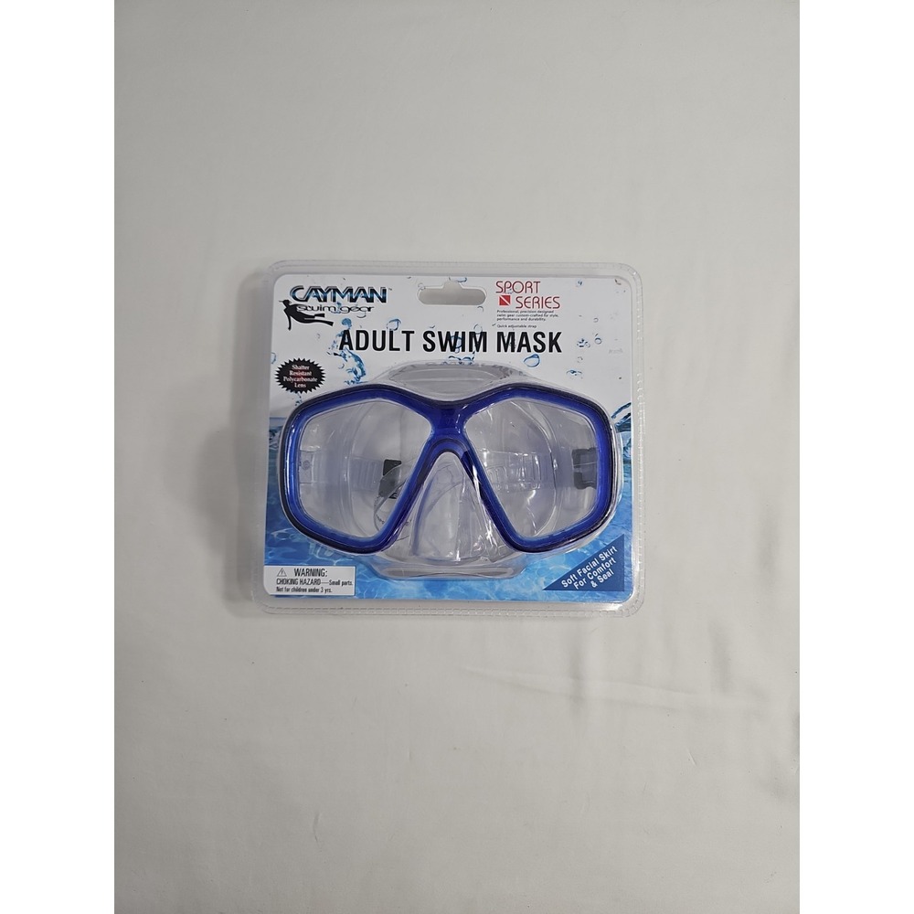 Adult Swim Mask - Royal Blue - Cayman Swim Gear‎ (New)